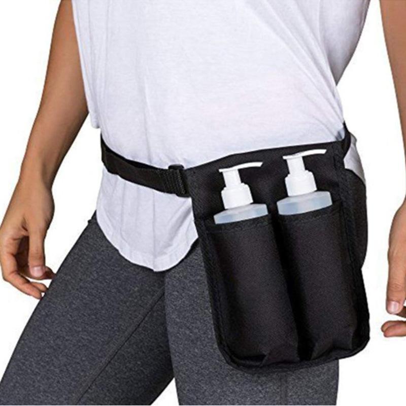 Single/Dubbele Massagefles Holster Plastic Gesp Massageolie Tailleholster Draagbaar Voor Parfumeurs Voor Fysiotherapeuten