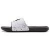 Ansa Graphic Quiet Casual Slide Slippers Men White Black 3024434-106