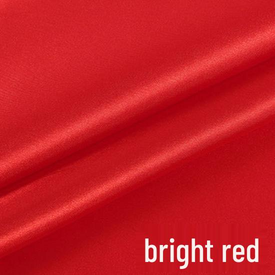 Silk Cotton Chinese Red Fabric for Happy Events and Housewarming, Free Shipping