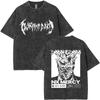 Anime Dorohedoro Kaiman Graphic Print TShirt Men Women Cotton Gothic Streetwear Hip Hop Fashion Summer Casual Oversized New Tee