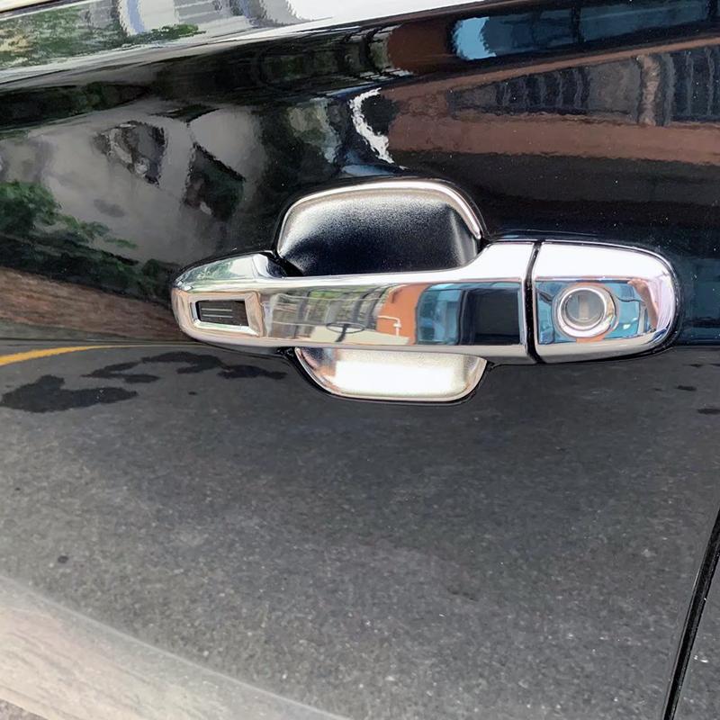 New ABS Chrome Door Handle Cover Car Door Bowl For Subaru Forester SK   Door Bowl Stickers decoration 12PCS