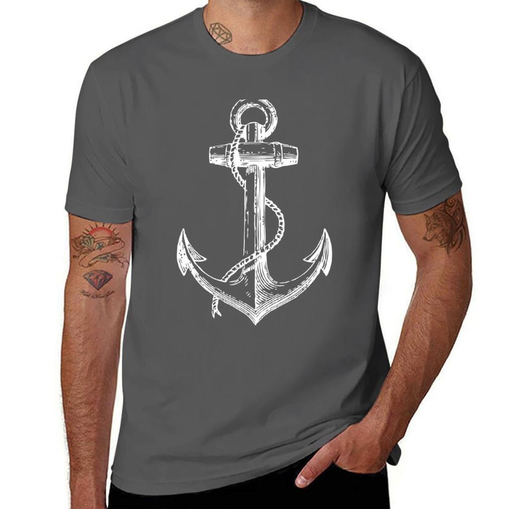 Anchor W Triblend Tshirt Everyday Wear Basic Short Sleeve Top