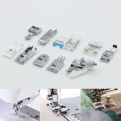 11Pcs Multi Function Presser Foot Domestic Sewing Machine Feet Accessories Set