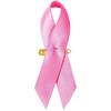 100pcs Awareness Enamel Lapel Pin Ribbon Brooch Breast Cancers Health Care Public Welfare Badges Jewelry Accessories