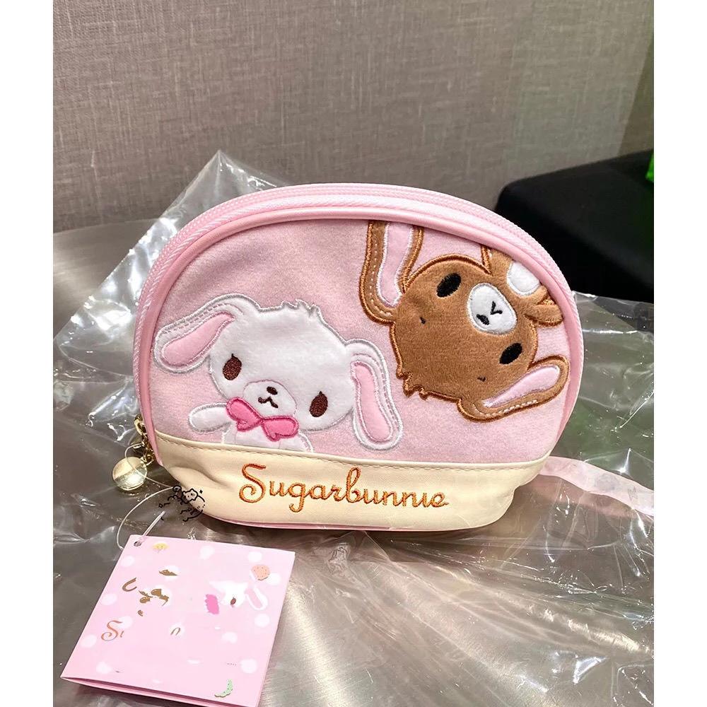 Kawaii Sugarbunnies Shell Storage Bag Niche Makeup Bag Cute And Sweet Japanese Girl Zipper Portable Stationery Storage Wash Bag