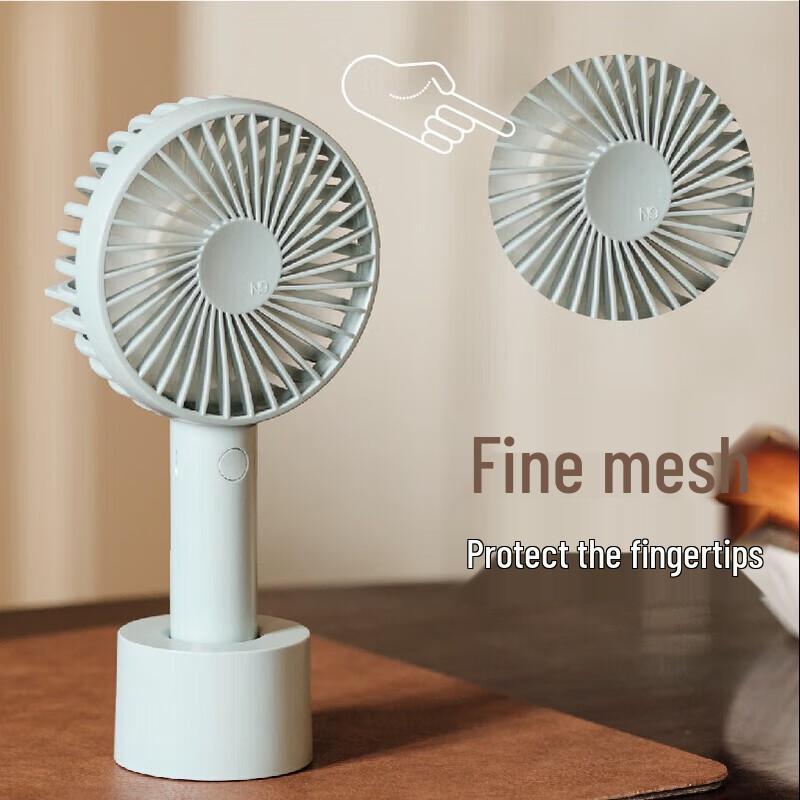 AISOLOVE N9P Portable Handheld USB Rechargeable Fan with Base