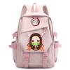 Anime Demon Slayer Ryggsekk Back To Schoolbag for Boy Girl Bookbag for Kid Gaver Menn Dame Reisebag Stor kapasitet ryggsekk