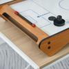 2.5FT Tabletop Air Hockey Game Table Wooden Portable Party Gaming Toy for Kids Children Adult