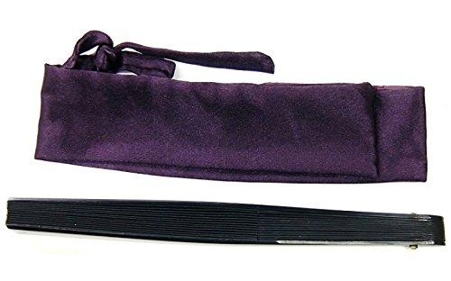 Ogata Sword TS-B/Hannya Take no Homare Iron Fan 8cm Black Heart Sutra