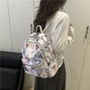 Beautiful butterfly printing casual large-capacity student schoolbag going out for leisure commuting versatile backpack backpack