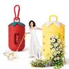 Clip On Dog Walking Poop Bag Case with Refillable PVC Dispenser, 15 Bag Waste Bag Dispenser for Daily Leash and Bag Carry