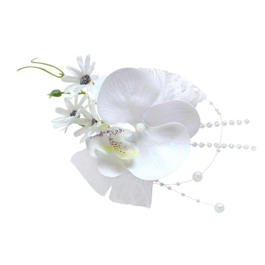 Schmetterling Orchidee Kranz Hochzeit Corsage Hochzeit Bouquet Kranz Blume Armband Armband Handgelenk Corsagen für Hochzeit