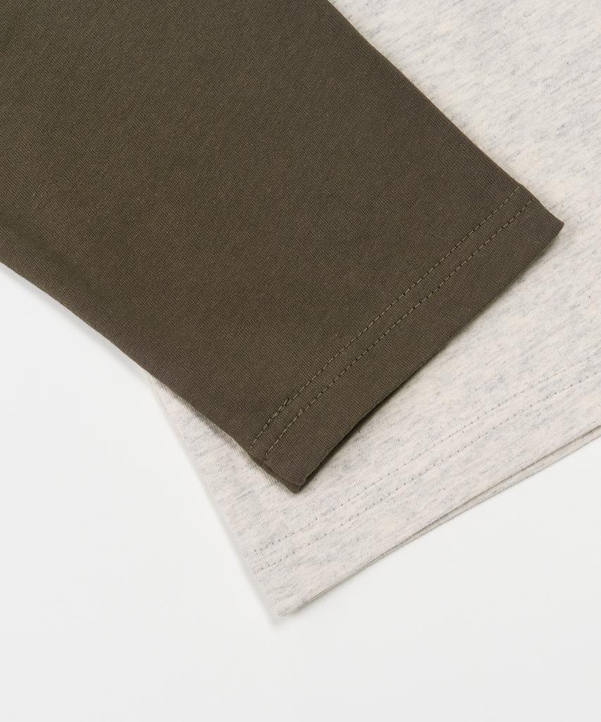 TOFFEE Minimal Raglan Long Sleeve (Khaki)