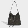 Casual Vacation Style Three-Dimensional Feel Bucket Bag 2025 New Spliced Large Capacity Shoulder Bag Tote Beach Bag