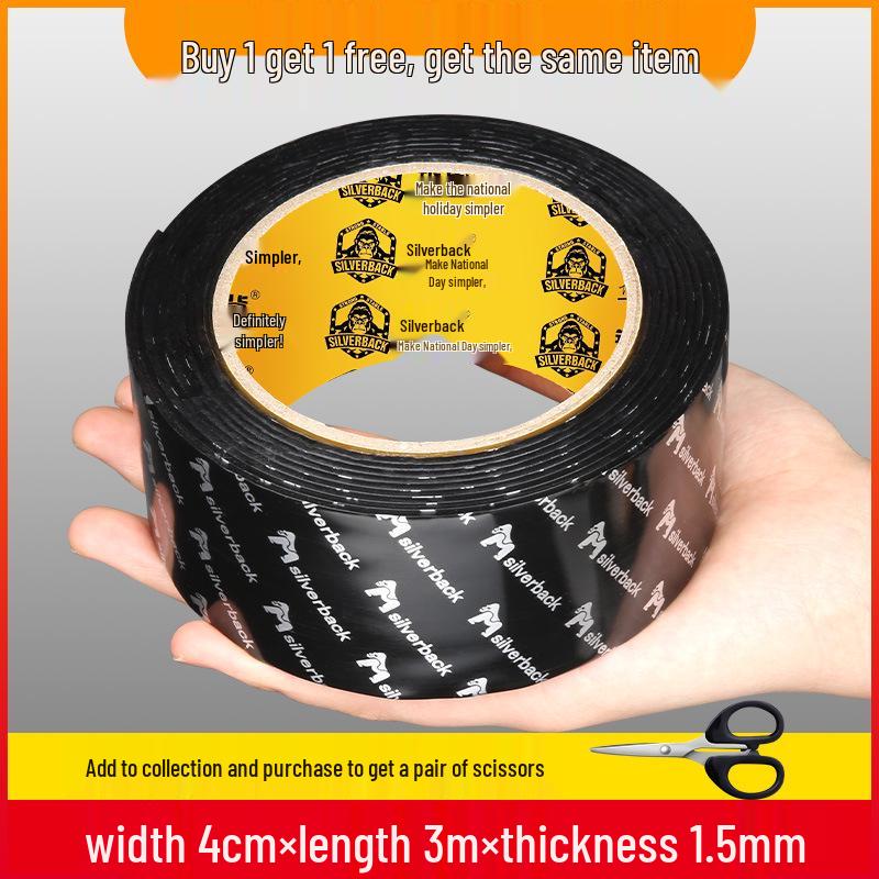 High-Viscosity Nano Double-Sided Traceless Adhesive Tape - Transparent, No-Trace, Ideal for Car, Glass, and Wall Applications