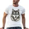 Wolf In The Snow T-Shirt Quick Dry Fishing T-Shirt