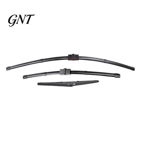 Weather Resistant Wiper Blades 3Pcs/Set Car Kit for Ford Focus 2005-2011, 26/17/14-inch Front Durable Windshield Wipers Rear Kit, Auto Replacement