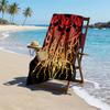 Slasher Prevail Black Metal Fashion Beach Towel: Ideal for Summer Adventures Soft, absorbent and quick drying suitable for swimming and bathing