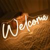 Welcome Led Neon Light Sign Business Open Windows Home Door Wall Sign Decor Bar Pub Store Shop Come In Wedding Birthday Party