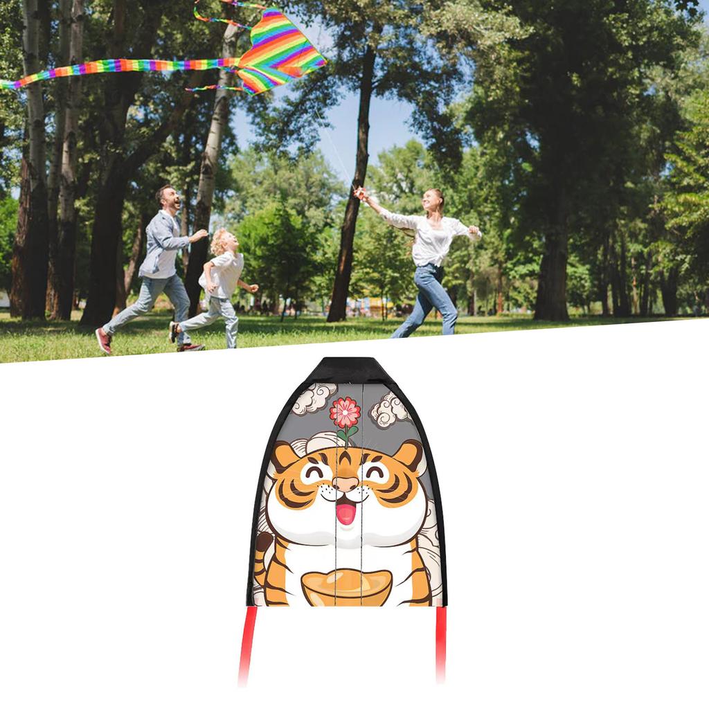 Children's Thumb Ejection Kite Thumb Ejection Kite Small Funny Outdoor Sports Games Birthday Gifts Tiger