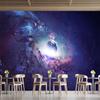 Universe Planet 3d Mural Starry Sky Wallpaper Outer Space Wall Mural For Kids Room Living Room Bedroom Wallpaper