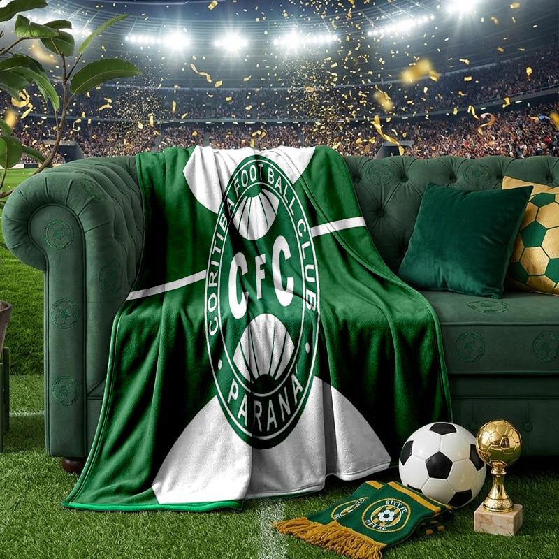 Coritiba Football Club Return Throws Blanket Flannel Blankets Plush for Couch Bed Gifts for Men Women Travel picnic blanket Christmas fan gifts