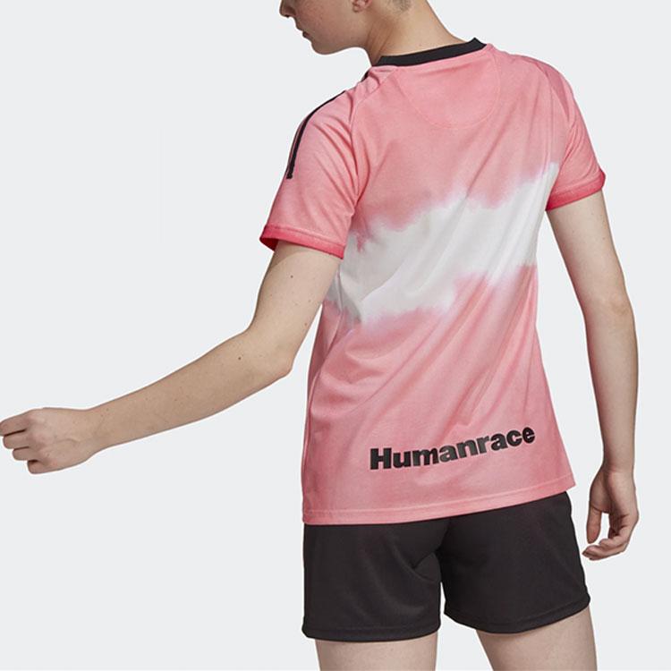 Adidas X Human Race Pharrell Williams AU Player Edition Juventus Jersey 20-21 Season Men Tops Pink GJ9096