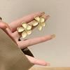 Pink Tulip Imitation Pearl Earrings Rose Flower Two Ways To Wear Ear Studs for Girls Daily Wear Women Ear Piercings Gifts