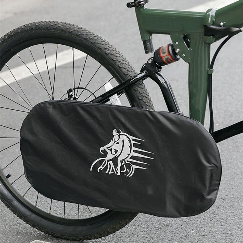 Cubierta Impermeable para Bicicletas Cubierta de Bielas Protector de Piñones para Bicicletas de Poliéster