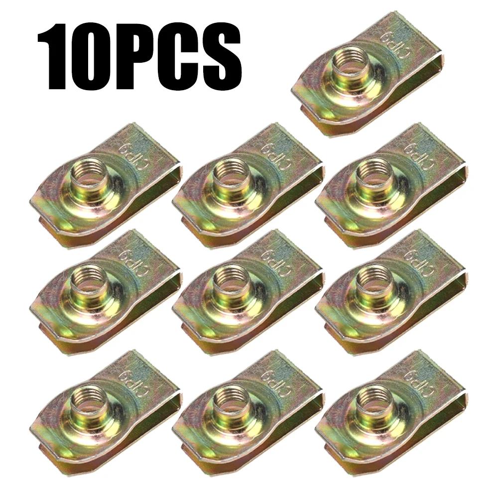 Self-tapping Screw Fasteners Car Body Bolts U-nut Clip M6 Engine Cover Splash Shield Bumper Fender Liner Fastener Rivet Screw