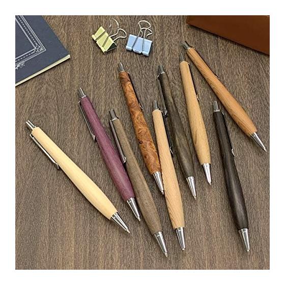 Luminio Wooden Mechanical Pencil 0.5 Rare Wood Precious Wood Made in Japan Craftsman Handmade Wooden Mechanical Pencil (Yamazakura)