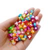 15g/Bag Mixed Color Acrylic Plastic Star Heart Butterfly Flower Beads For DIY Jewelry Making Accessories