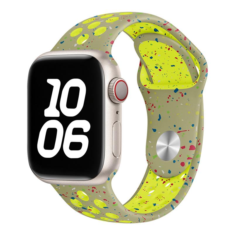 For Apple Watch Band 46mm 45mm 41mm 49mm 44mm 42mm 40mm Breathable Silicone bracelet correa Series11 10 9 8 SE 7 6 5 4 Ultra 3 2 Strap