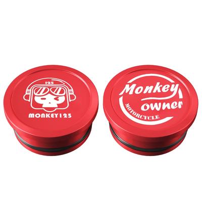 Aluminum Frame Cap Filler For Honda Monkey 125 Monkey 125 Z125 (2018-2025) JB02 JB03 JB05 (Red)