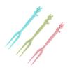 50Pcs Cute Mini Animal Cartoon Food Picks Children Snack Cake Dessert Food Fruit Forks Lunch Bento Accessories Party Decor