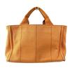 PRADA Canapa logo Handbag, Satchel bag, Tote bag Hand Bag Canvas Orange