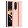 For Samsung Galaxy Z Fold6 5G Skin-Touch Case PC Anti-Fingerprint Phone Cover with Stretch Wristband
