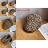 Fashionable Retro Splice Design Leopard Print Women Casual Beret For Summer Fashion Enthusiasts