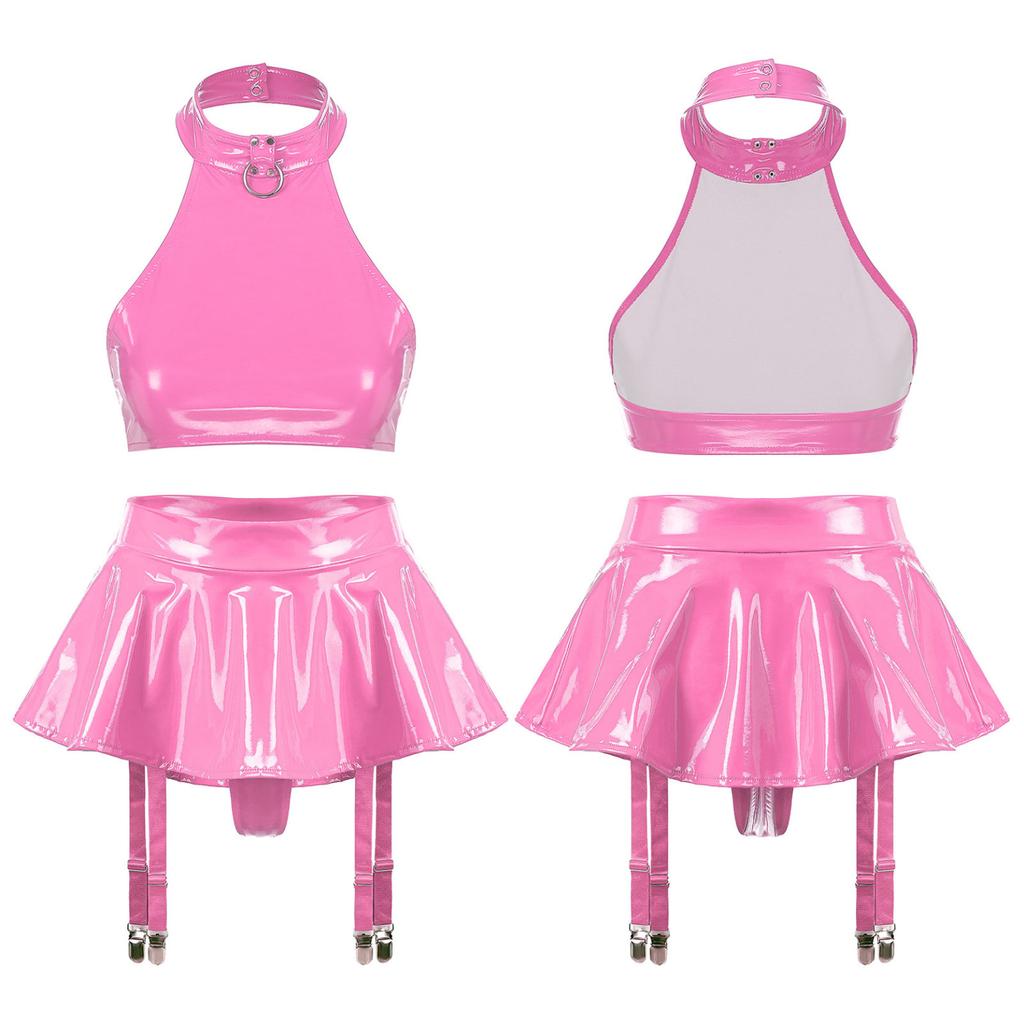 Ropa Mujer Conjunto Rosa Efecto Velvet Ropa