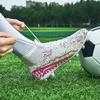 35-47 Nuevos zapatos de fútbol para deportes al aire libre, antideslizantes y resistentes al desgaste, de alta calidad, con absorción de impacto