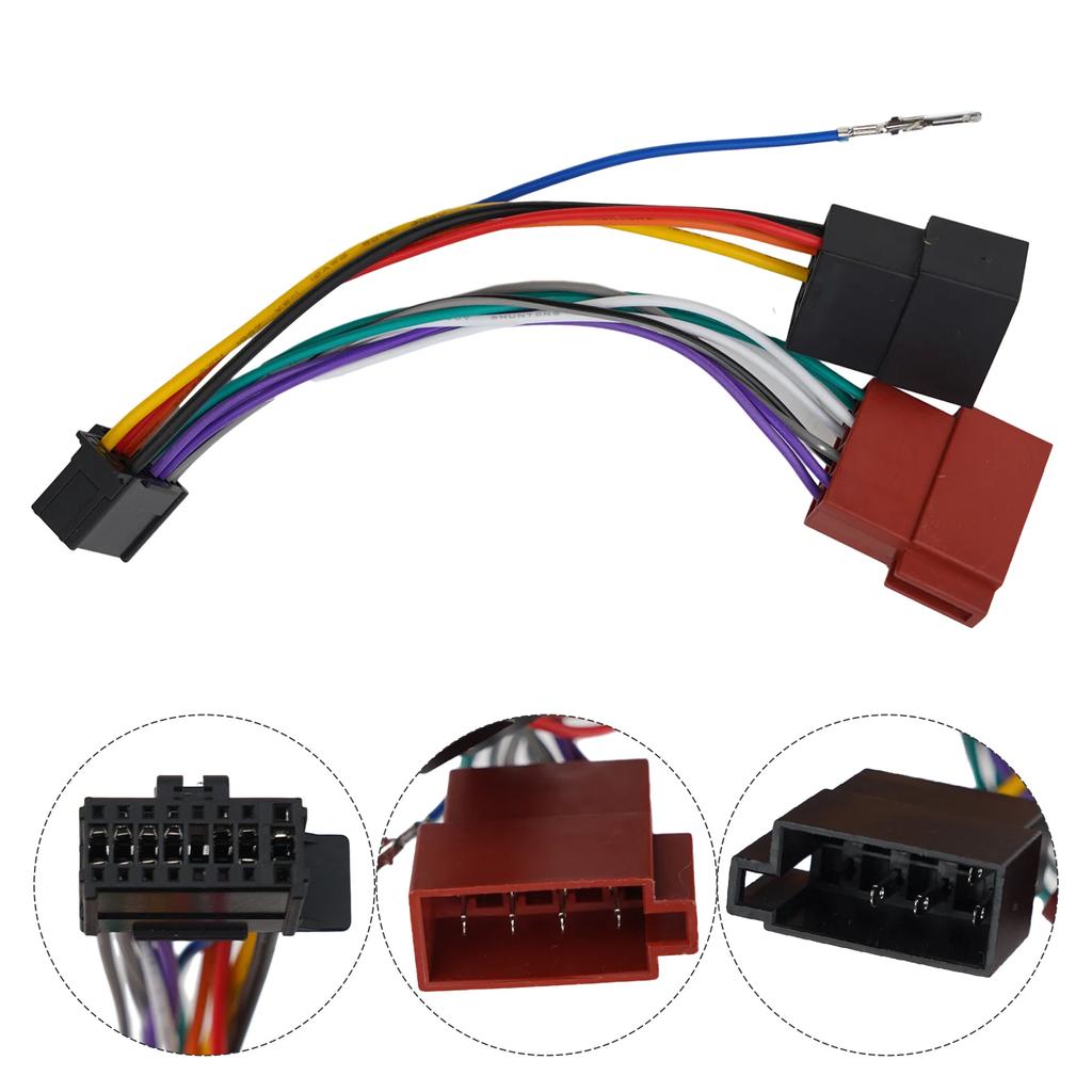 High-quality Audio Adapter Cable For Pioneer 2010-on ISO Female Connector Non-deformation 12V 185mm Anti-corrosion