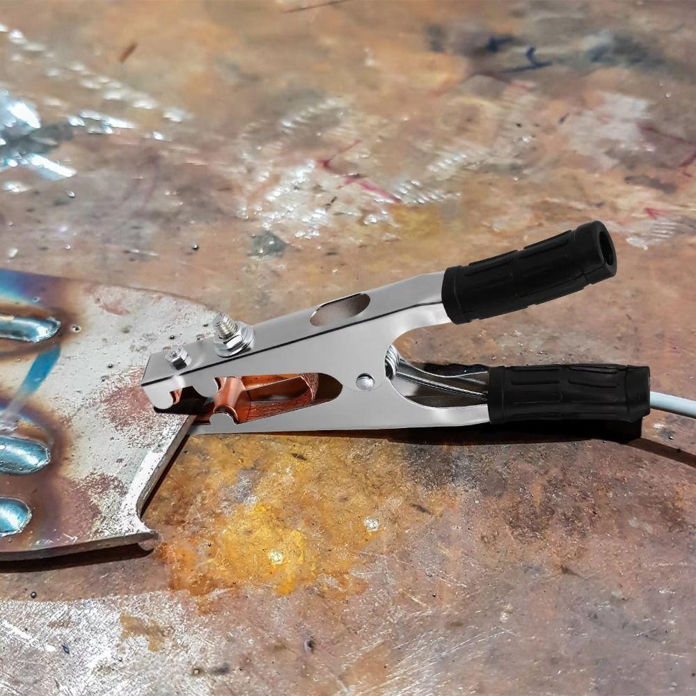 500 A Ground Cable Clip Copper Manual Welder Durable Electrode Holder Tool  Welding