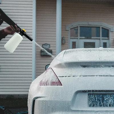 Lancia Schiuma Neve 750ML Generatore di Schiuma Sapone per Auto Idropulitrici ad Alta Pressione Per Karcher K2 K3 K4 K5 K6 K7 Ugello Spruzzatore Regolabile