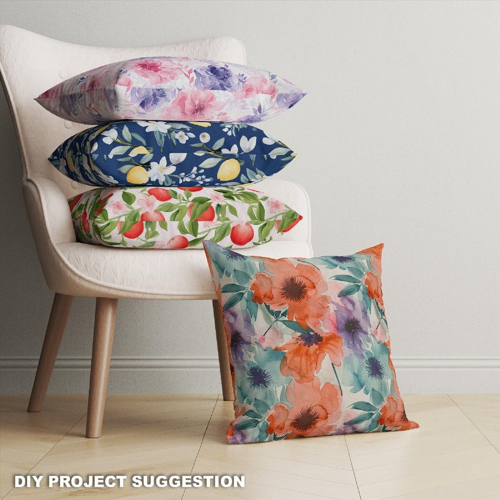 Outdoor Dekostoffe Oxford - Motiv Blumen I Dx5280