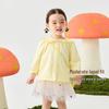 Mini Balabala Girls' 100% Cotton Long-Sleeve Collared Shirt