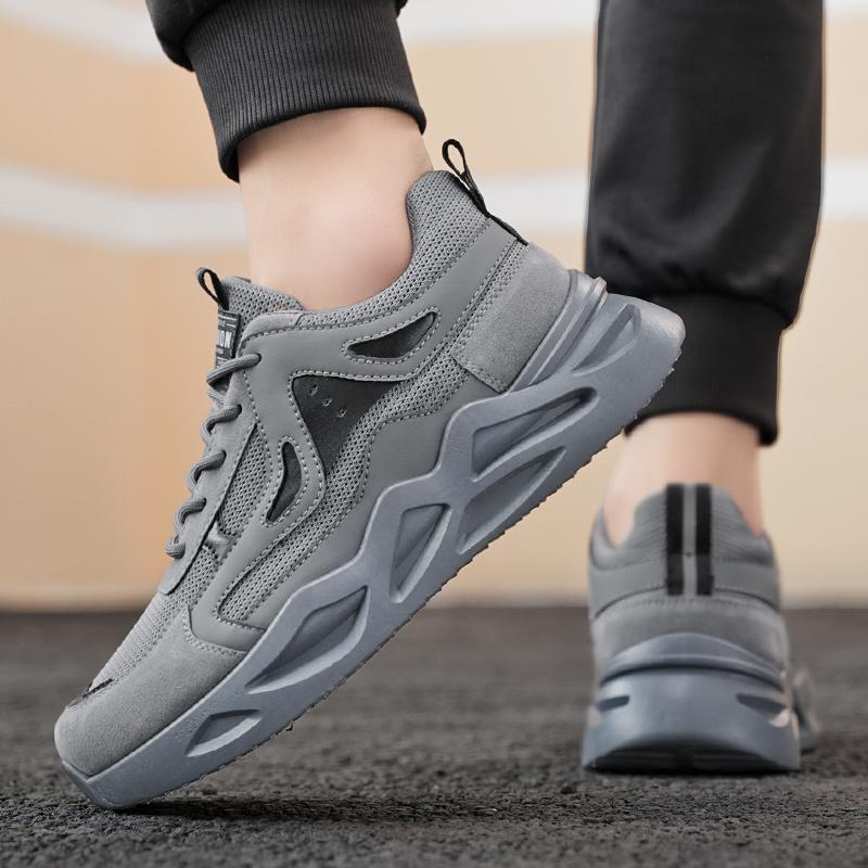 Fashion Trendy Men's Sneaker Shoes Breathable Summer Thick Soled Outdoor Wear-resistant Comfortable Jogging Platform Casual Shoes