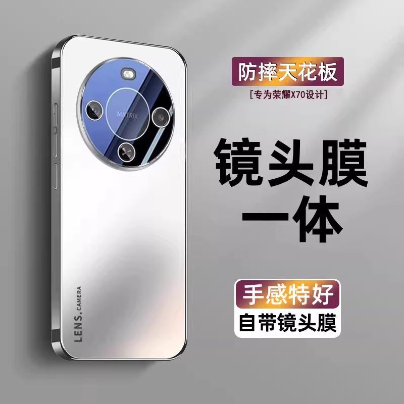 Applicable To Honor X11 Mobile Phone Case, New Electroplated Matte Acrylic Honor X11 Lens All-inclusive Protective Case Por
