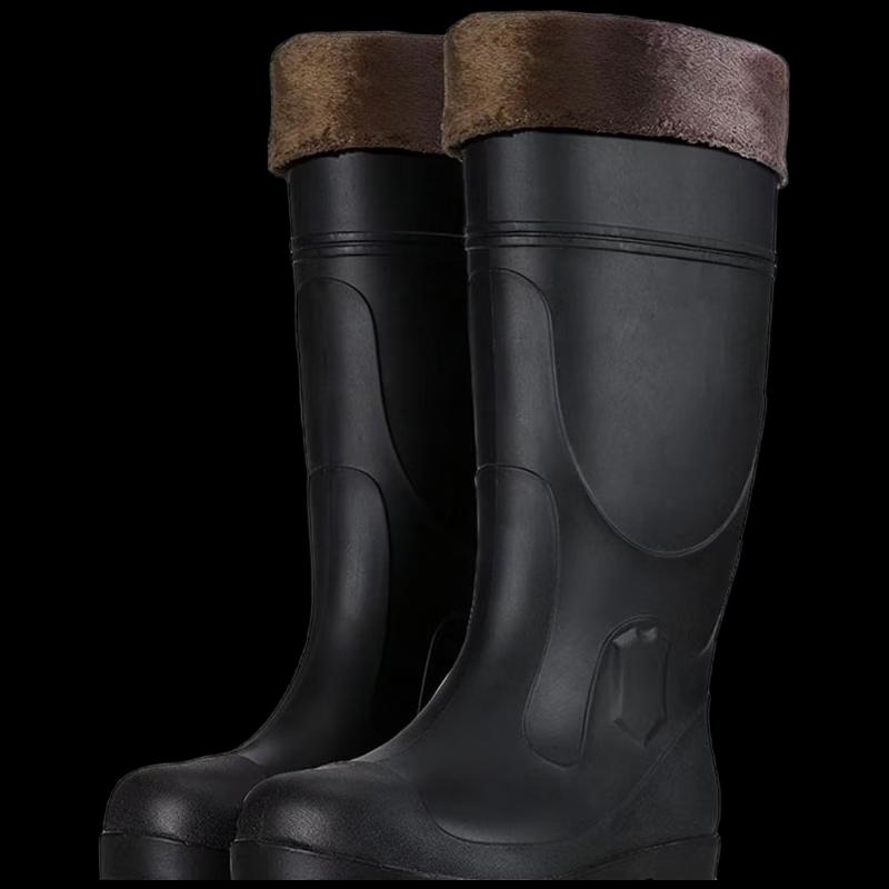 DAXTE Herren Anti-Quetsch-Sicherheits-Gummistiefel