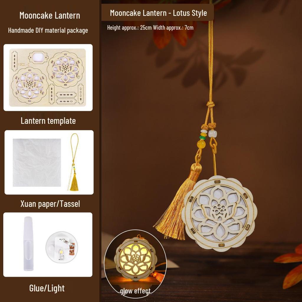 Handmade Luminous Lanterns: Ancient-Style Mid-Autumn DIY Gift for Girlfriend or Best Friend