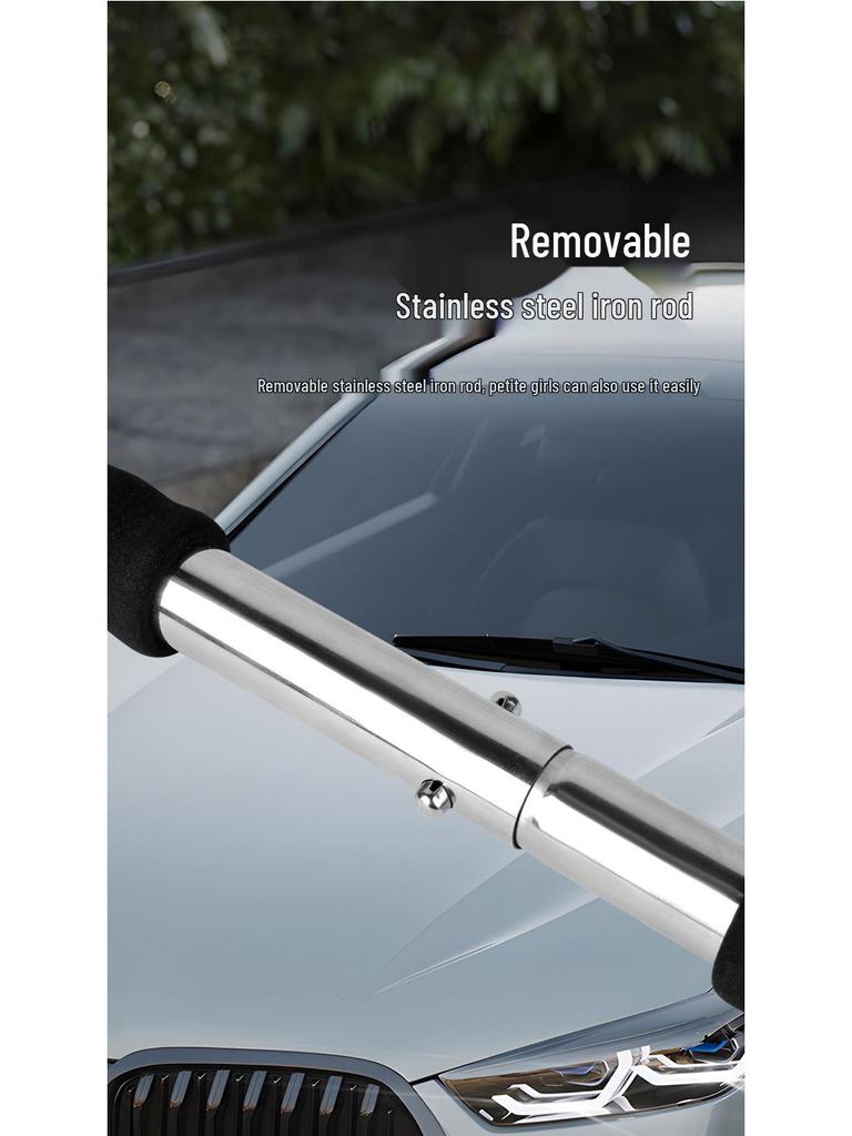 Multifunctional Retractable 3-in-1 Rotating Ice and Snow Removal Shovel Tool
